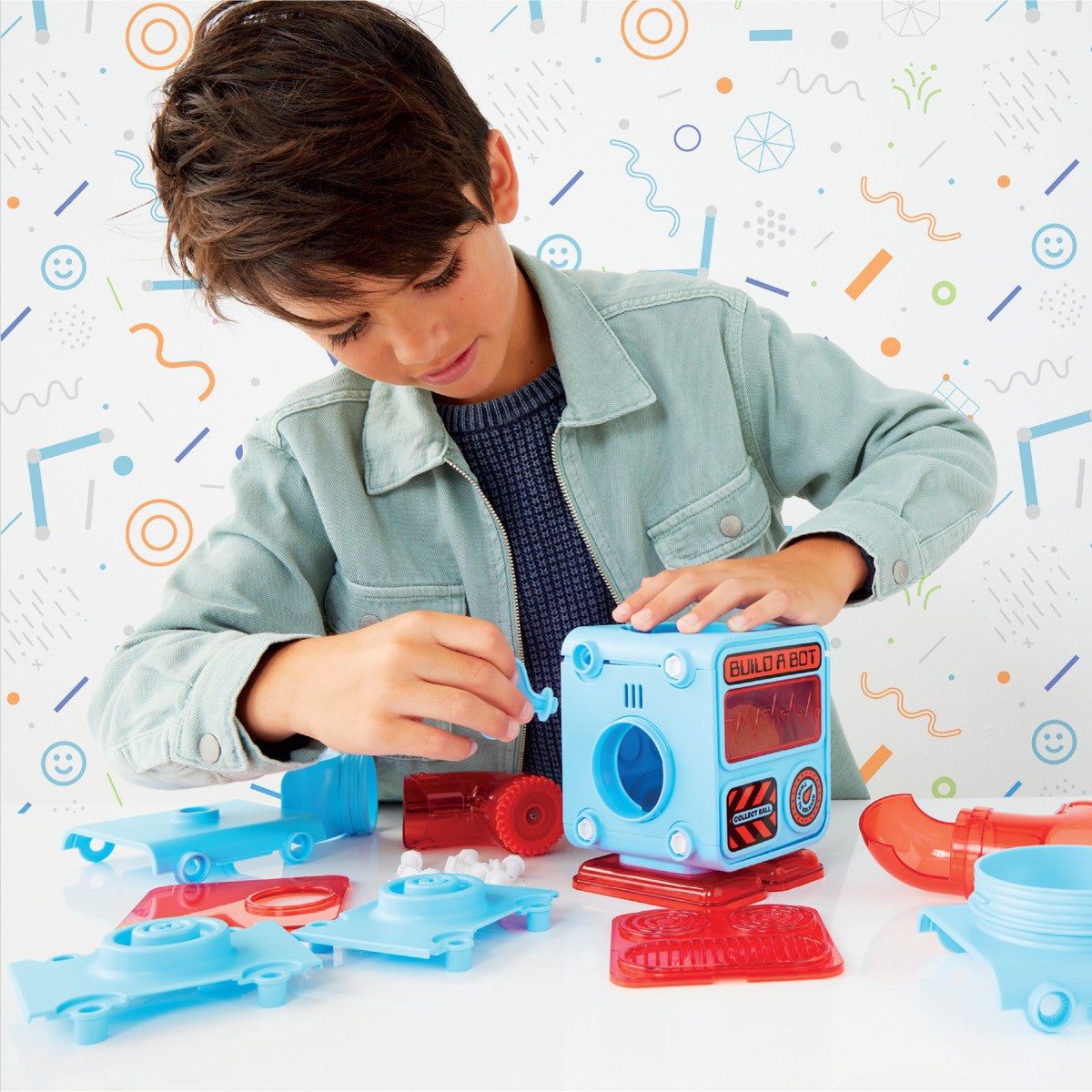 DIY Prize-Pod Robot 52-Piece Retro Vending Machine Build Kit