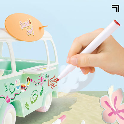 Doodle Sweets Shop Customizable RC Van