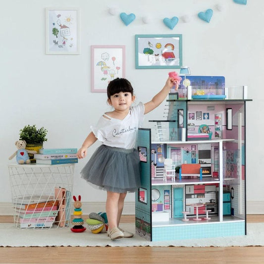 Dreamland Barcelona Dollhouse - Turquoise/Black