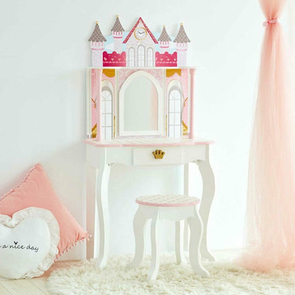 Dreamland Castle Play Vanity Set - White / Pink