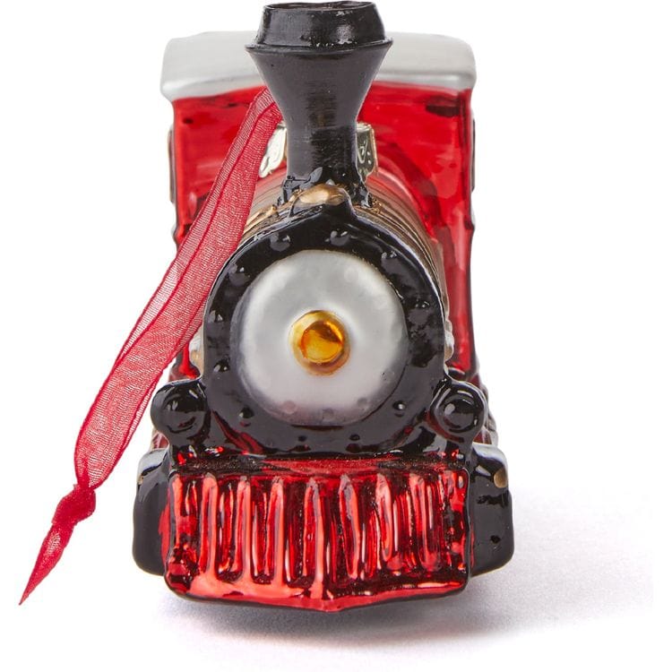 FAO Schwarz Train Glass Ornament