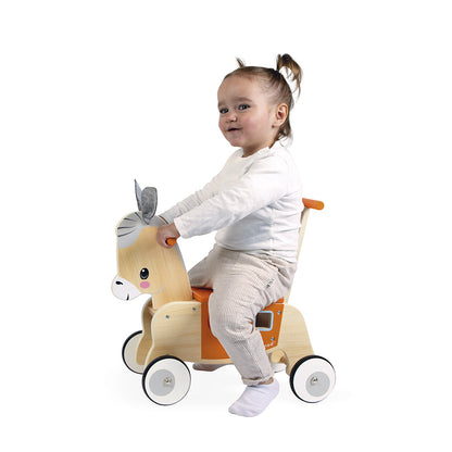 Farm Ride-On Donkey with Shape Sorter