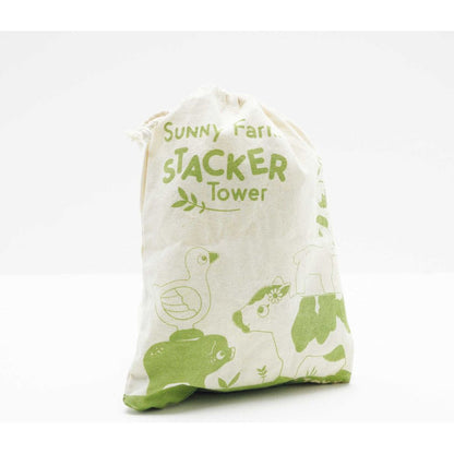 Farmyard Stacking Animals & Bag