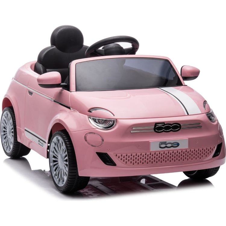 Fiat 500 12V Ride On Car - Pink