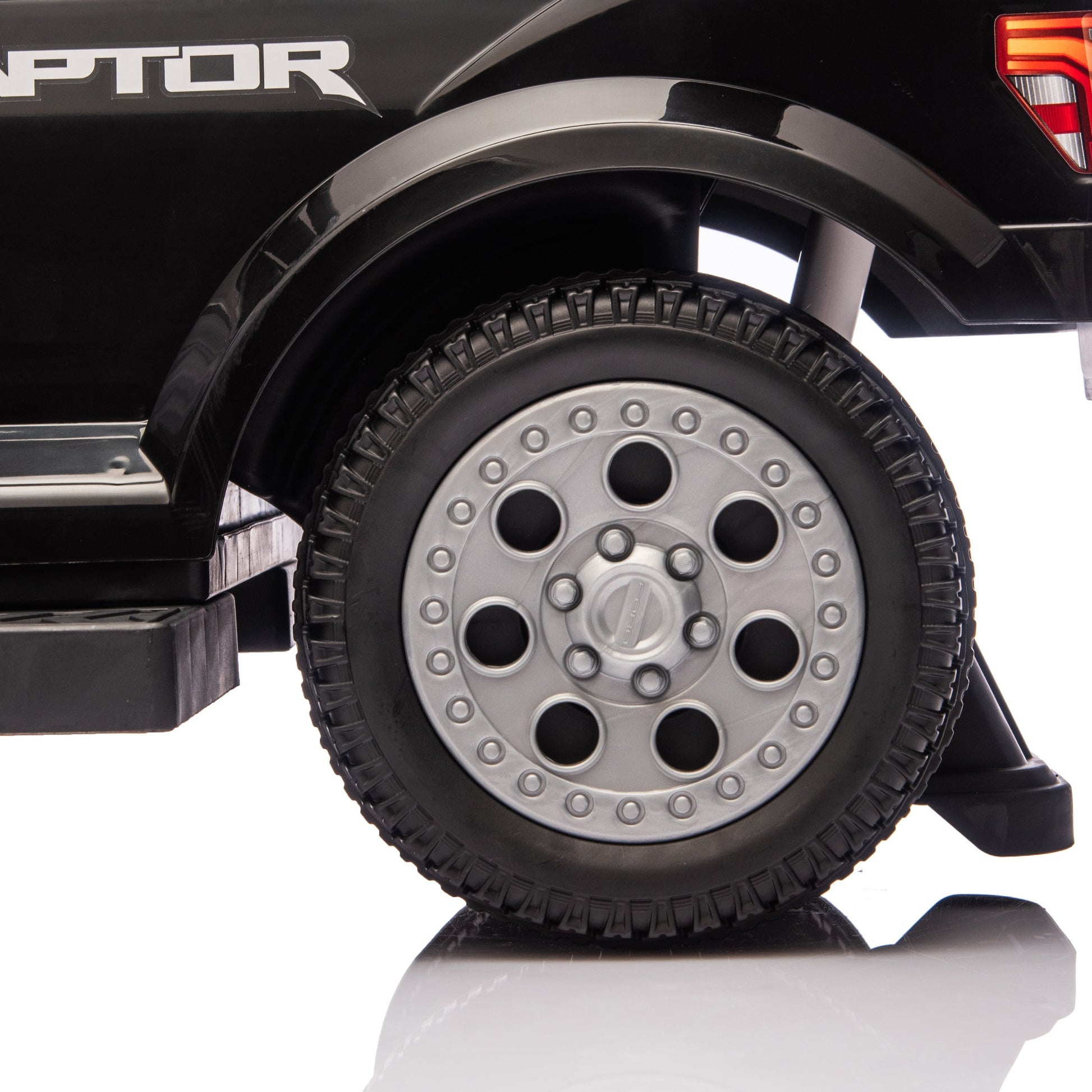 Ford Raptor 3-in-1 Push Ride On Toy Car - Black