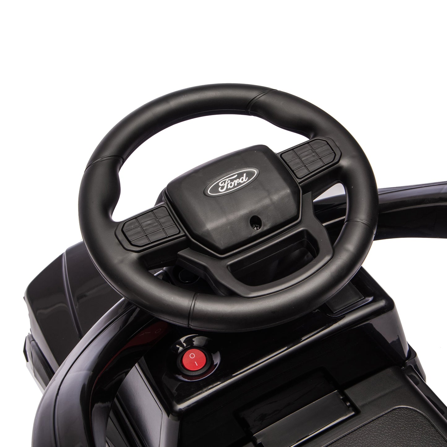 Ford Raptor 3-in-1 Push Ride On Toy Car - Black