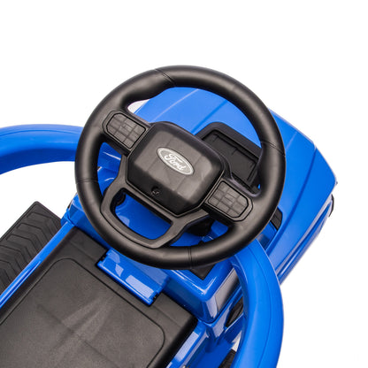 Ford Raptor 3-in-1 Push Ride On Toy Car - Blue