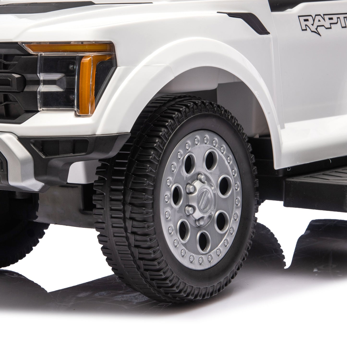 Ford Raptor 3-in-1 Push Ride On Toy Car - White