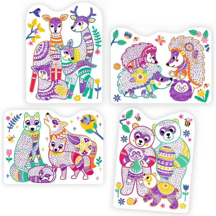 Forest Families Coloring Set