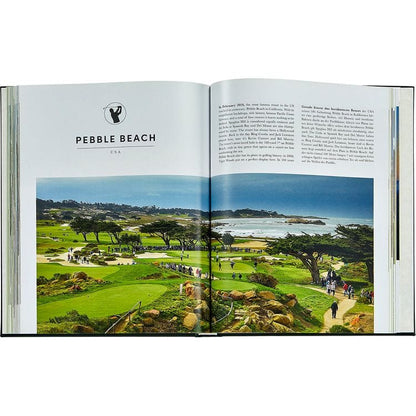 "Golf: The Ultimate Book" in Green Bonded Leather
