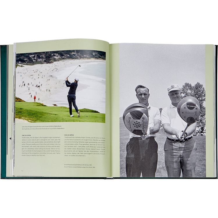 "Golf: The Ultimate Book" in Green Bonded Leather