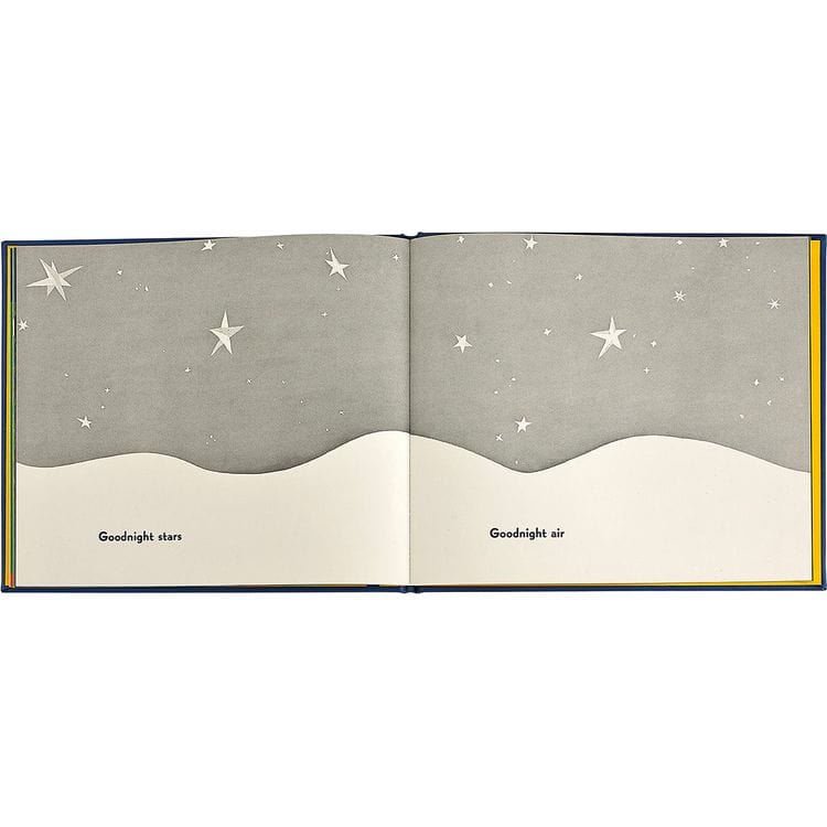 "Goodnight Moon" Book in Blue Bonded Leather