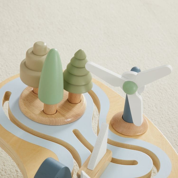 Hi-Lo Wood Activity Table