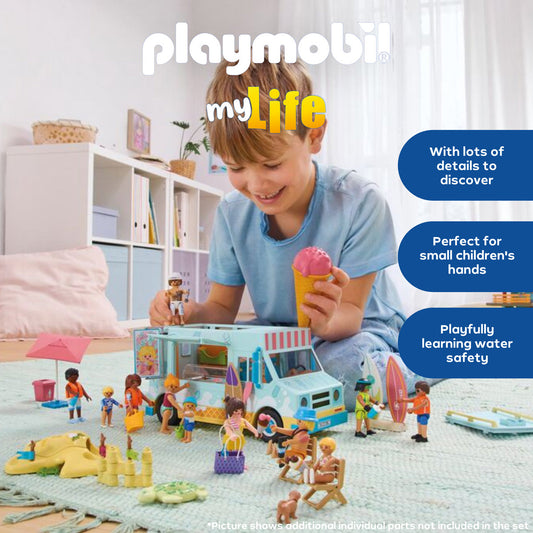Ice Cream Truck with Surf Shop Playset