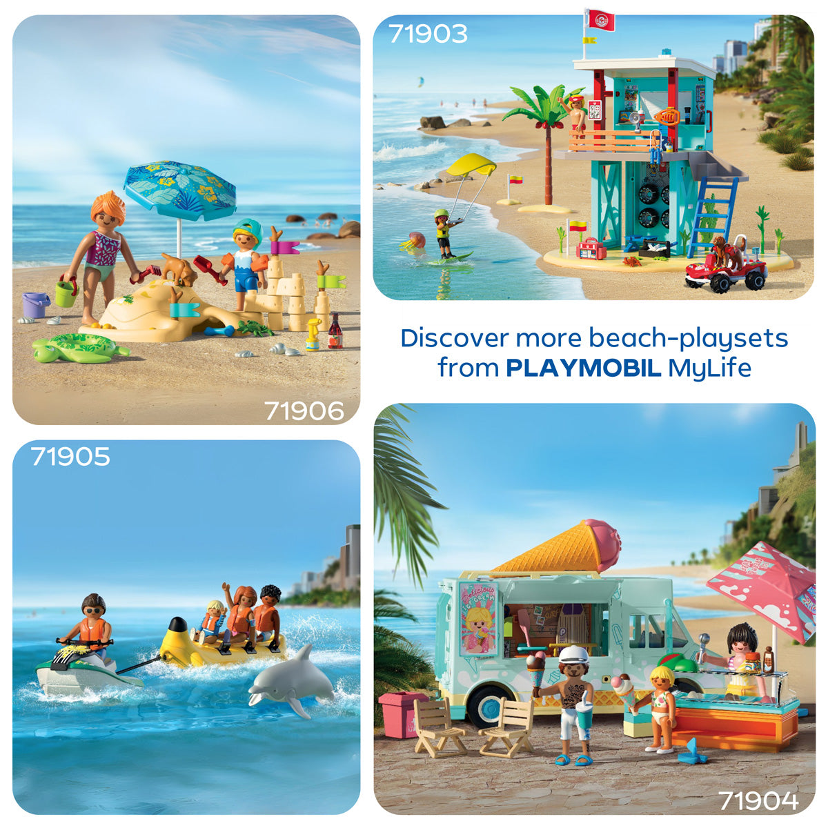 Ice Cream Truck with Surf Shop Playset