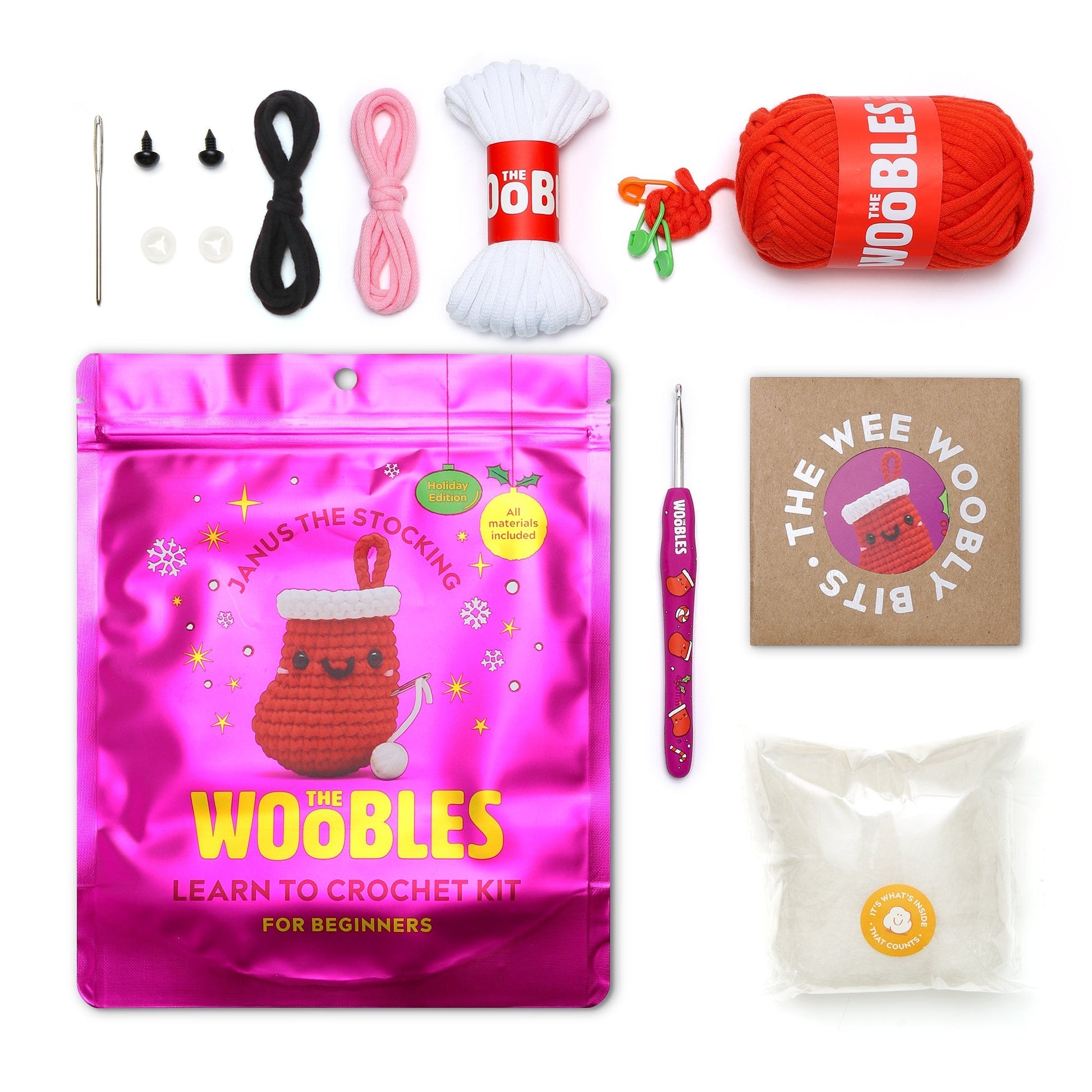 Janus the Stocking Learn to Crochet Kit