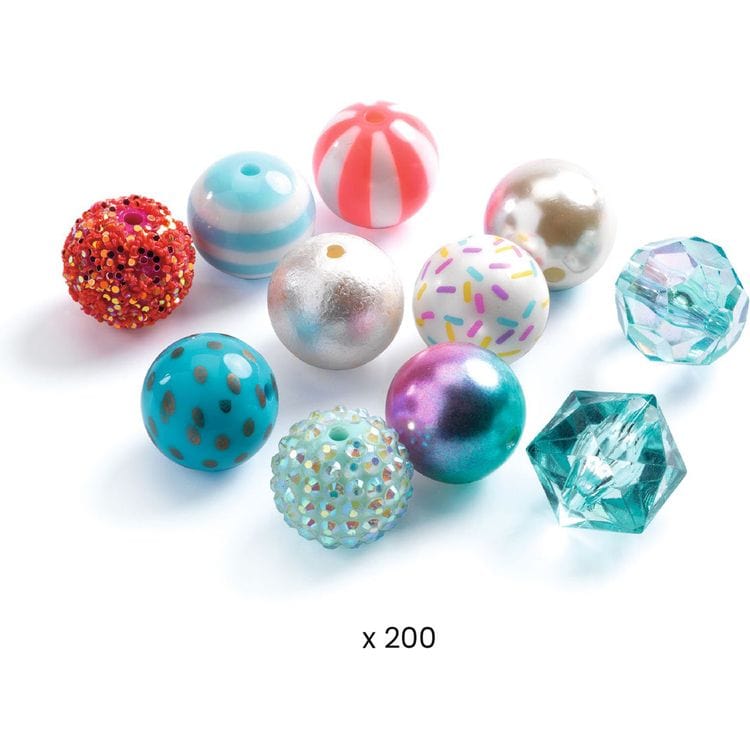Jewelry Making Bubble Beads - Silver