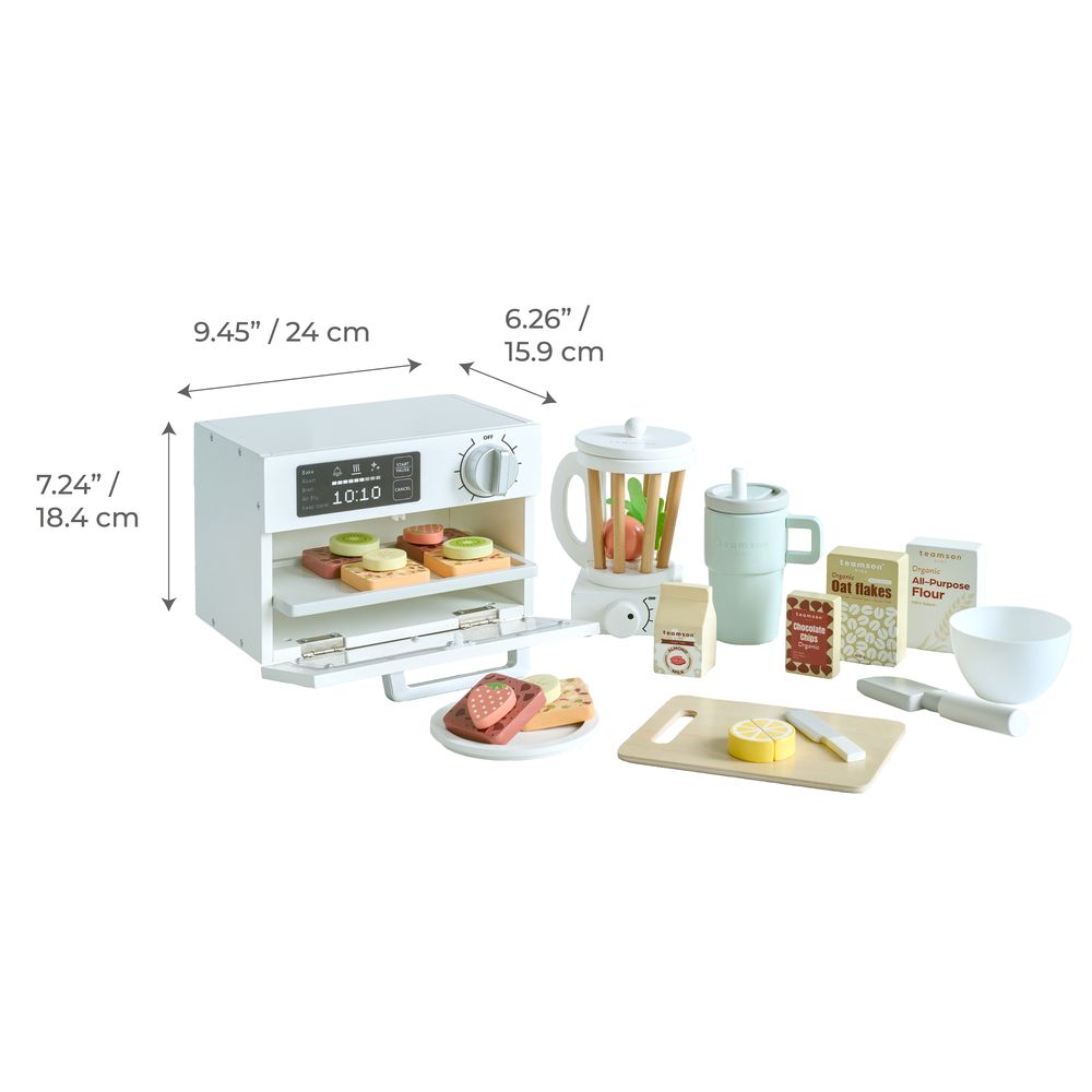 Jolly Pals Wooden Bakery Stand with 12 Pastry Pieces