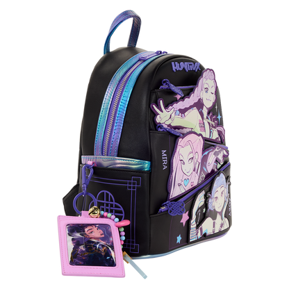 KPop Demon Hunters HUNTR/X Mini Backpack with Photo Card Charm