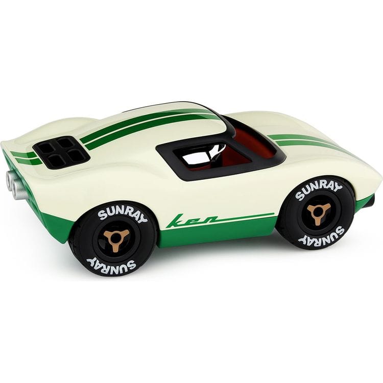 Ken Cline Toy Car - White