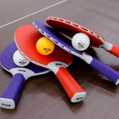 Kona Outdoor Table Tennis 4-Player Bundle with Cover