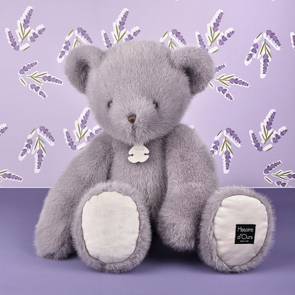 Large Teddy Bear - Grey Lavender