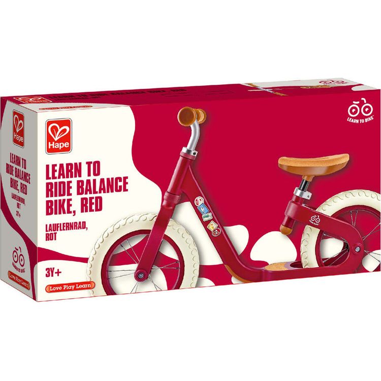 Learn to Ride Balance Bike - Red