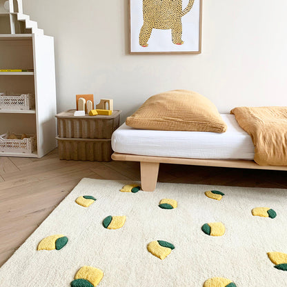 Lemons Rug - Cream & Yellow