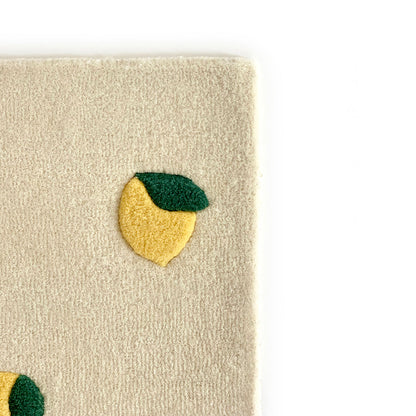 Lemons Rug - Cream & Yellow