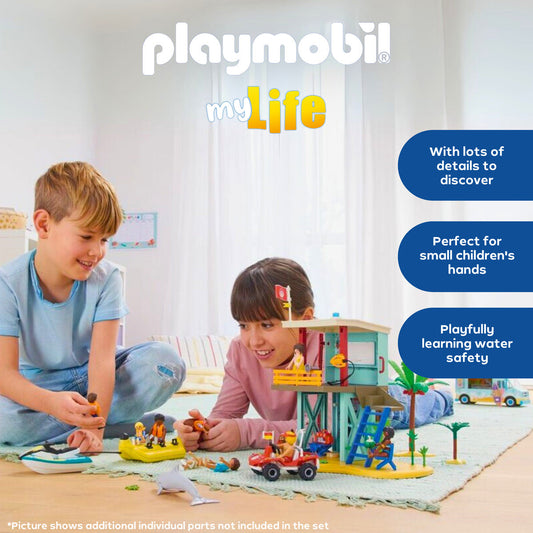 Lifeguard Tower with Beach Buggy Playset