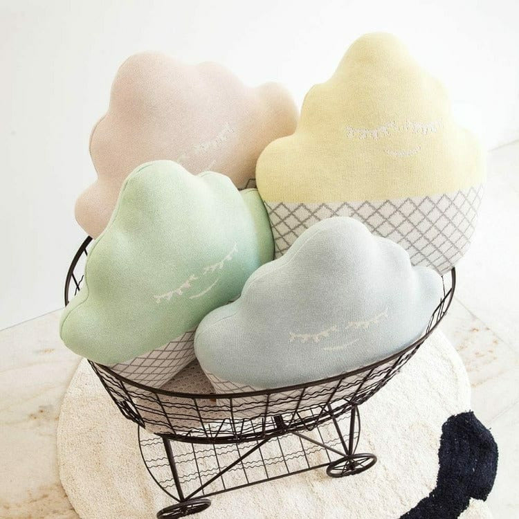 Light Blue Cupcake Pillow