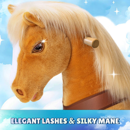 Light Brown Horse Model Y Ride on Toy - Age 3-4 Years