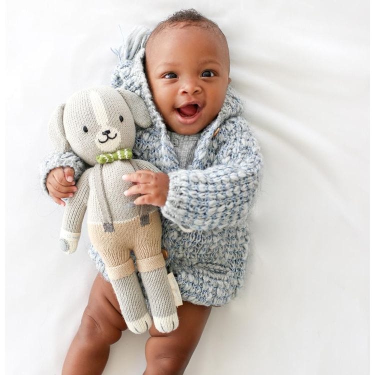 Little 13" Noah the Dog Hand-Knit Doll
