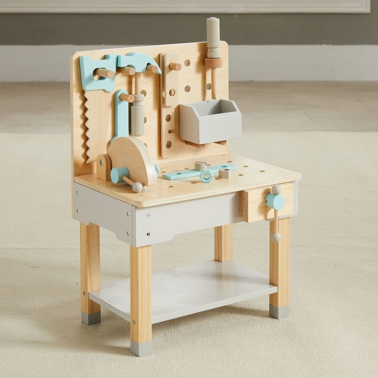 Little Builder Wooden Construction Workbench