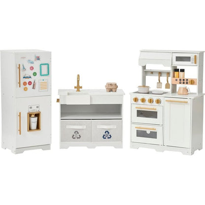 Little Chef Atlanta Modular Play Kitchen - White/Gold
