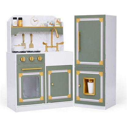Little Chef Versailles Deluxe Play Kitchen - Olive Green