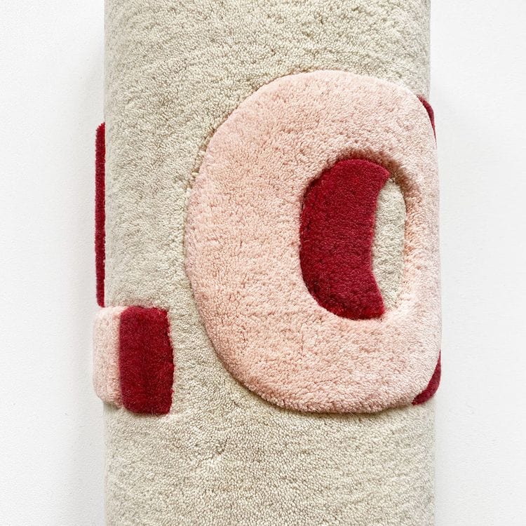 Love Rug - Cream/Red