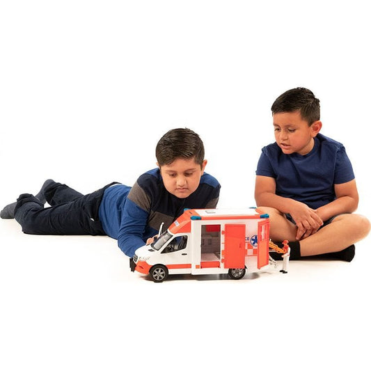 MB Sprinter Ambulance with Driver Figurine