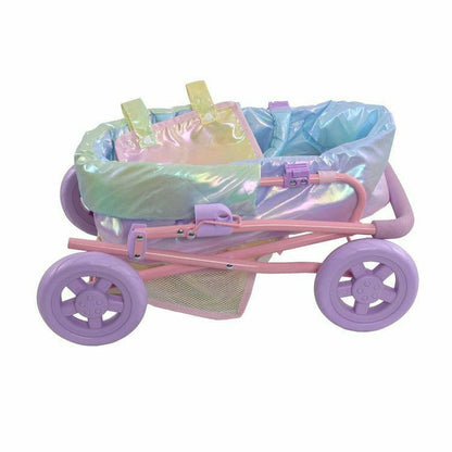 Magical Dreamland Baby Doll Stroller & Carrier Iridescent