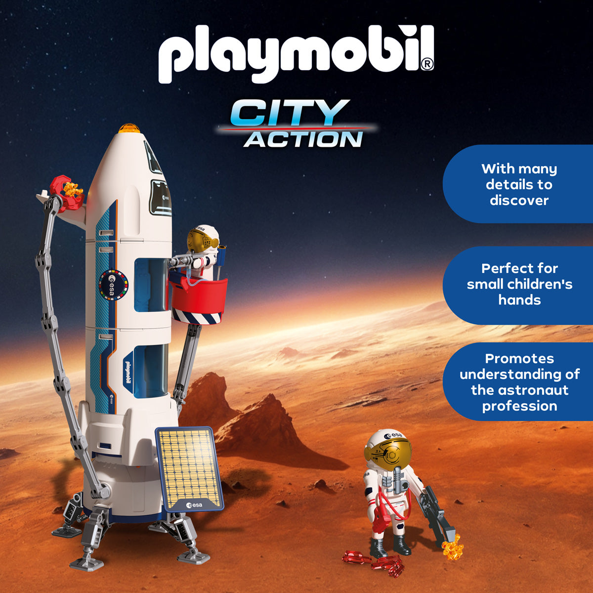 Mars Research Rocket Playset