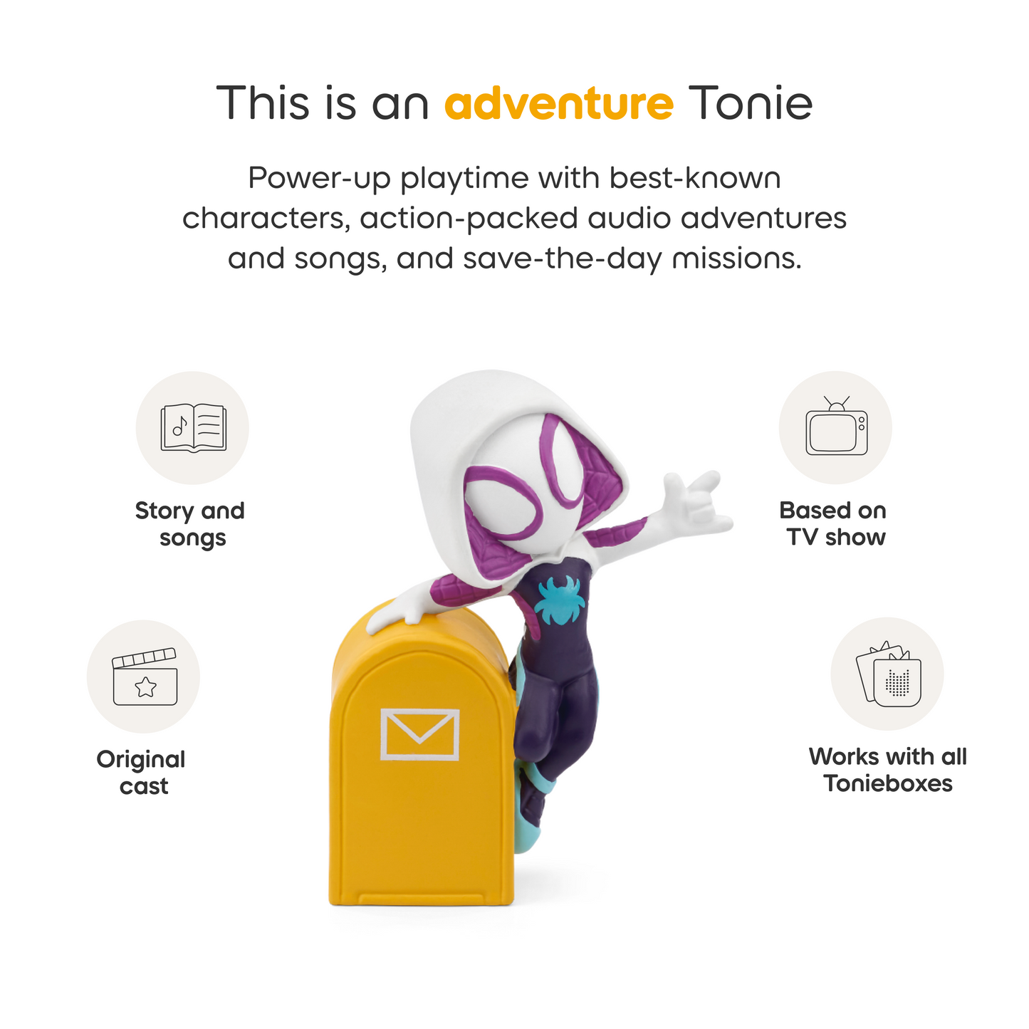 Marvel's Spidey and His Amazing Friends: Ghost-Spider Tonie