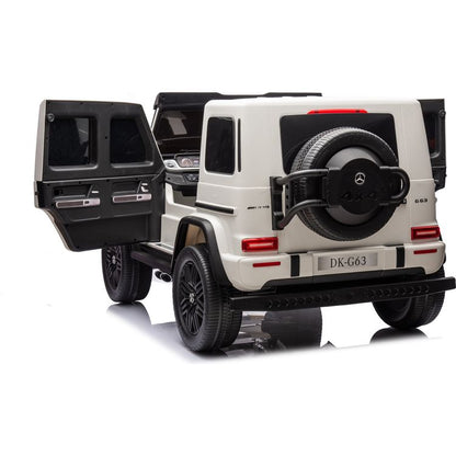 Mercedes G-Wagon 24V 4x4 2-Seater Ride on Car - White