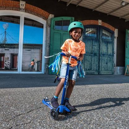 Micro Maxi LED Scooter - Blue/White