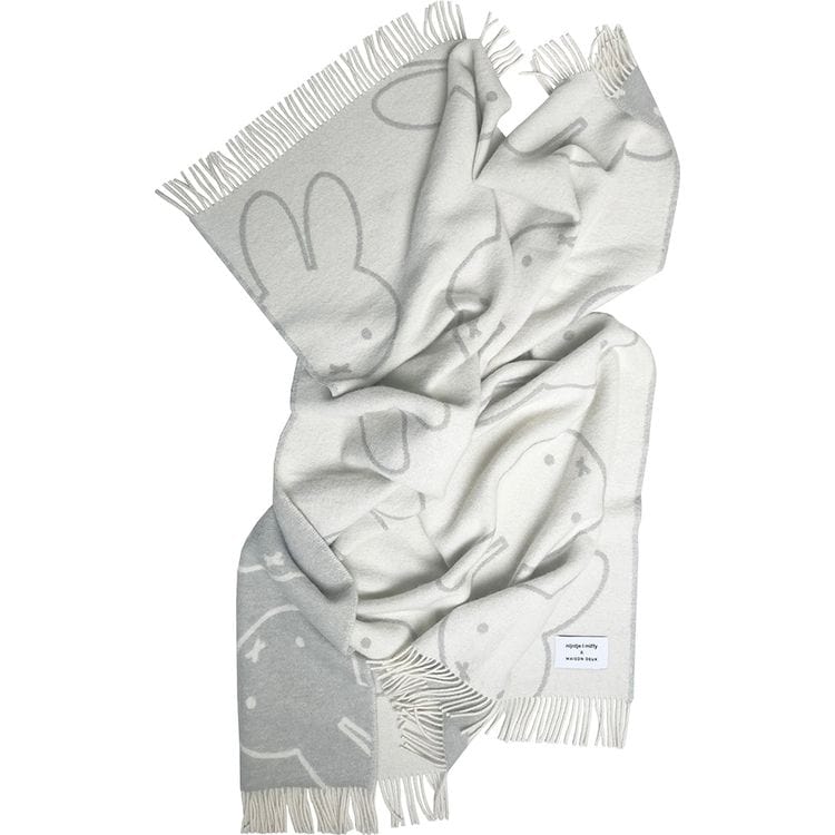 Miffy Blanket - Cloud White/Grey