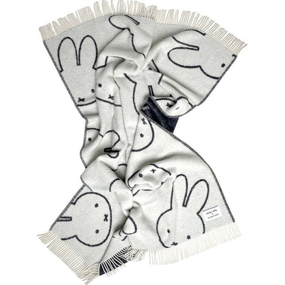 Miffy Blanket - White/Black