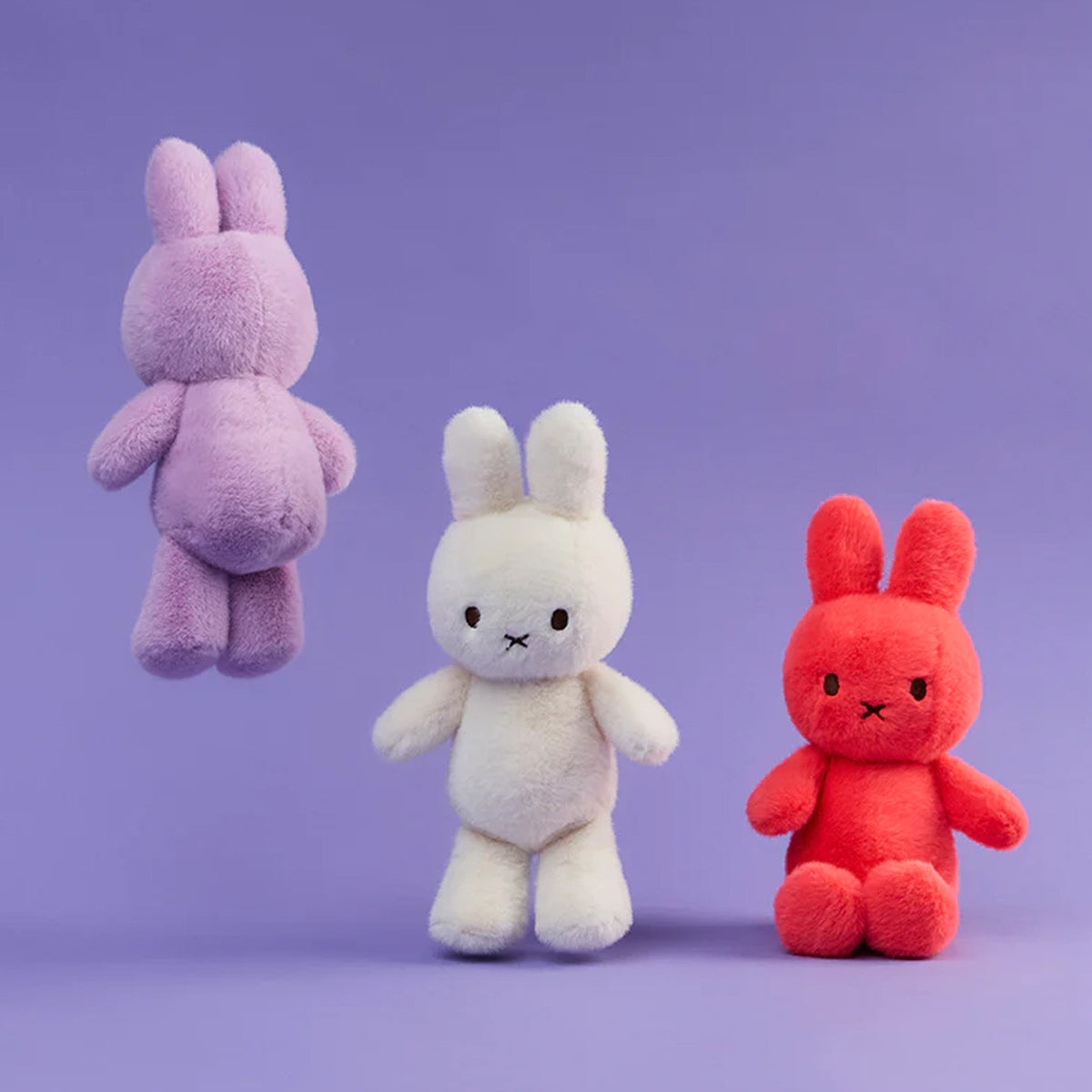 Miffy Bright Coral ECO Fuzzy Plush - 7"