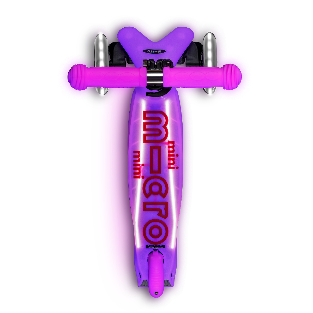 Mini Deluxe Glow LED Plus Scooter - Frosty Pink