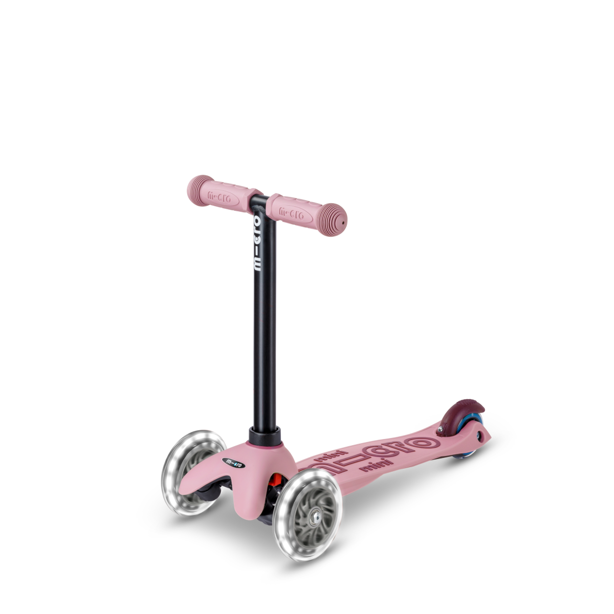 Mini Deluxe Rock & Go LED Scooter - Dusty Rose