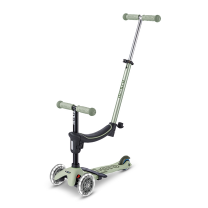 Mini Deluxe Rock & Go LED Scooter - Olive Sage