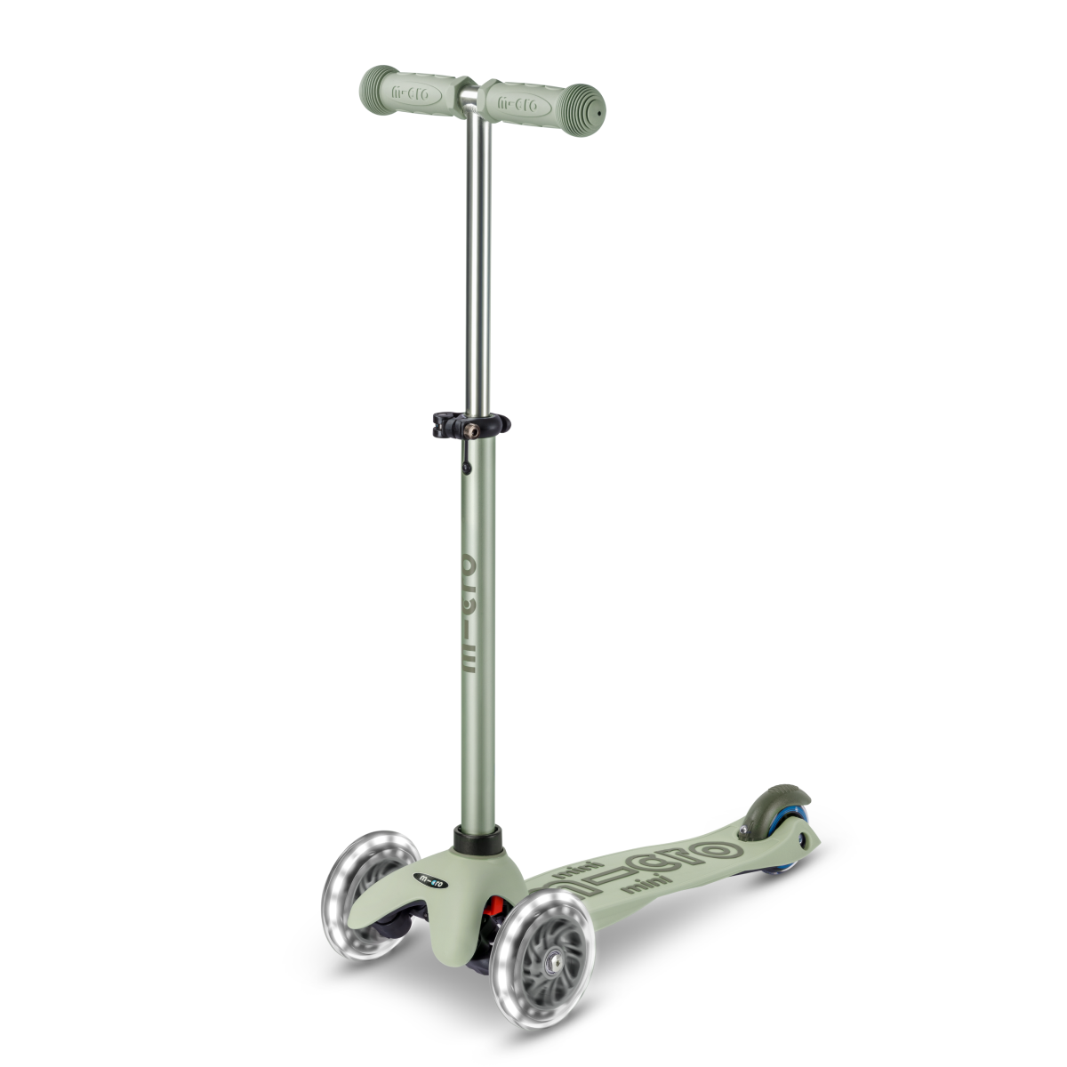 Mini Deluxe Rock & Go LED Scooter - Olive Sage